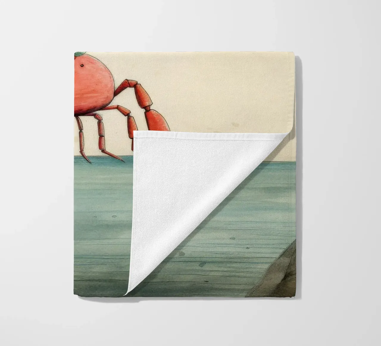 Granchio minimo 1 telo mare da Minimal Animal Art