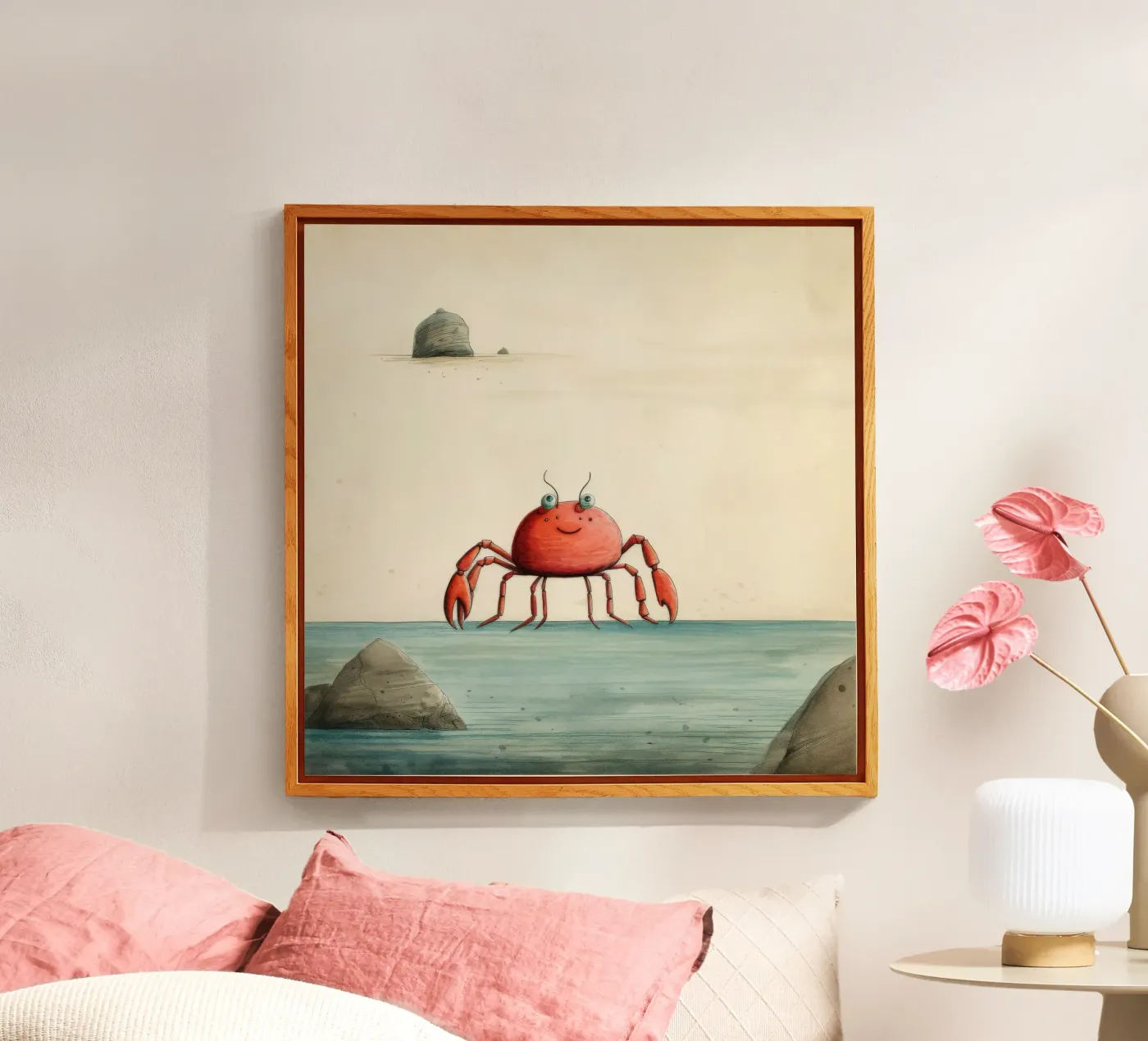 Minimal Crab plexiglass da Minimal Animal Art