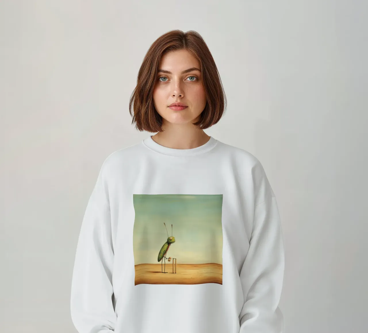 Grillo minimale 2 felpa da Minimal Animal Art