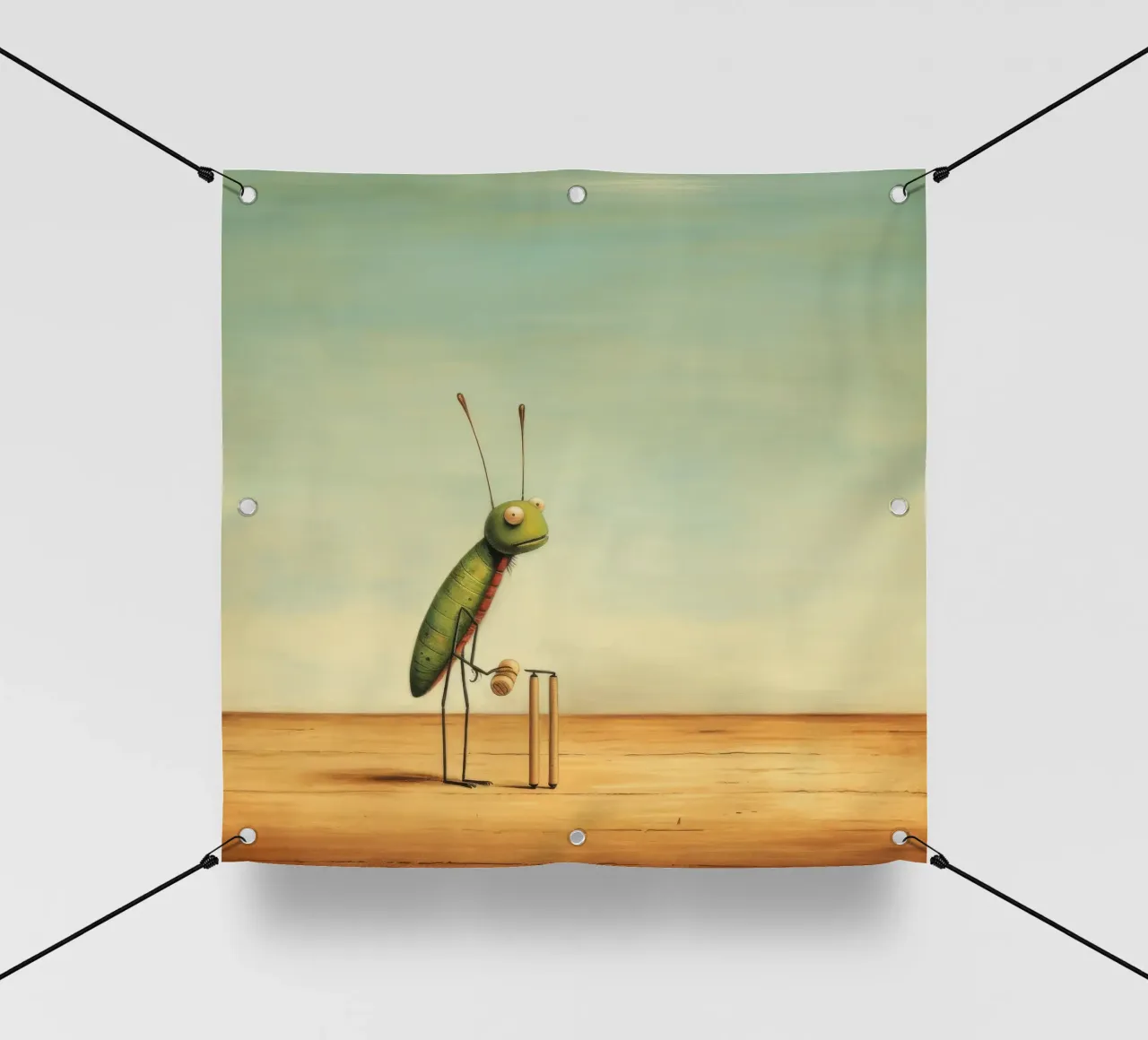 Grillo minimale 2 telo in pvc da Minimal Animal Art