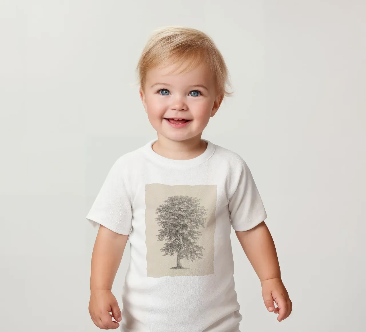 Tree Sketch - Hickory maglietta neonato da apoloprints