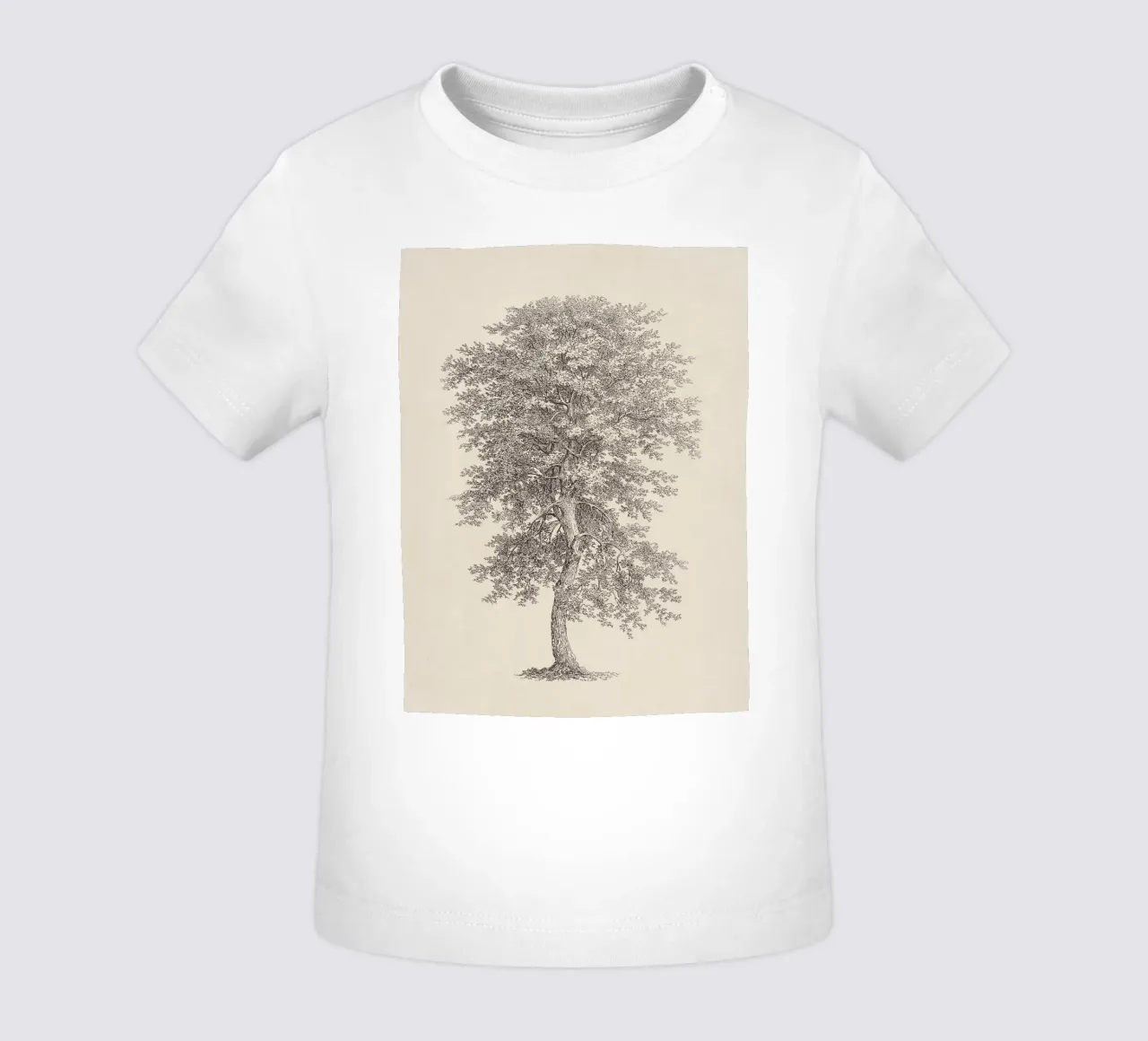 Tree Sketch - Hickory maglietta neonato da apoloprints