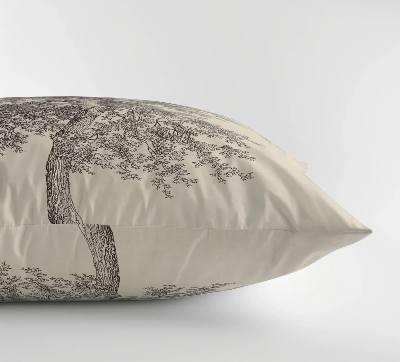 Tree Sketch - Hickory cuscino da apoloprints