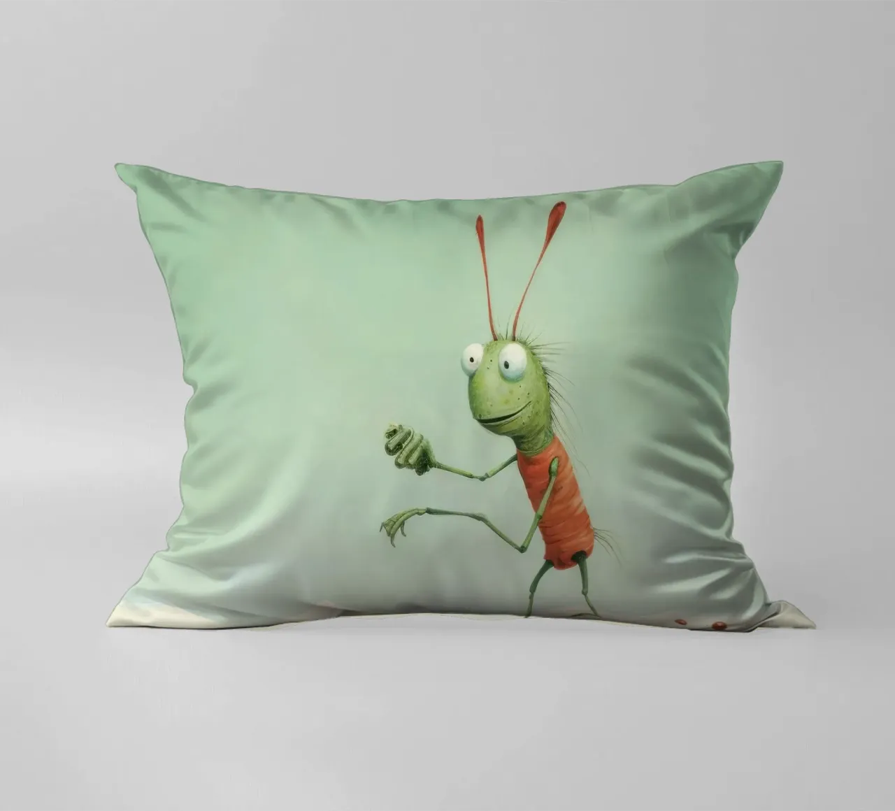 Grillo minimale 3 cuscino da Minimal Animal Art