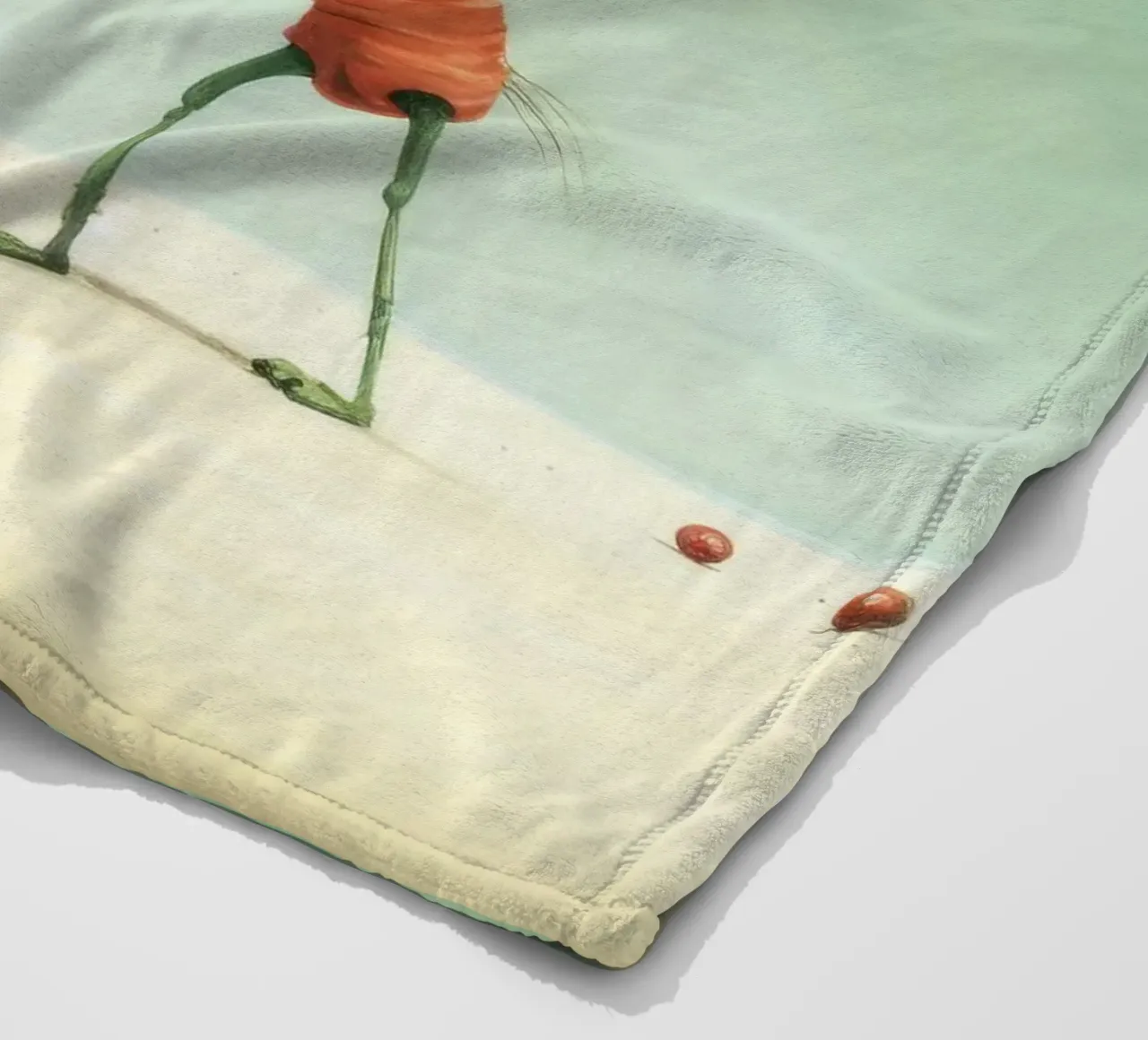 Grillo minimale 3 coperta in pile da Minimal Animal Art