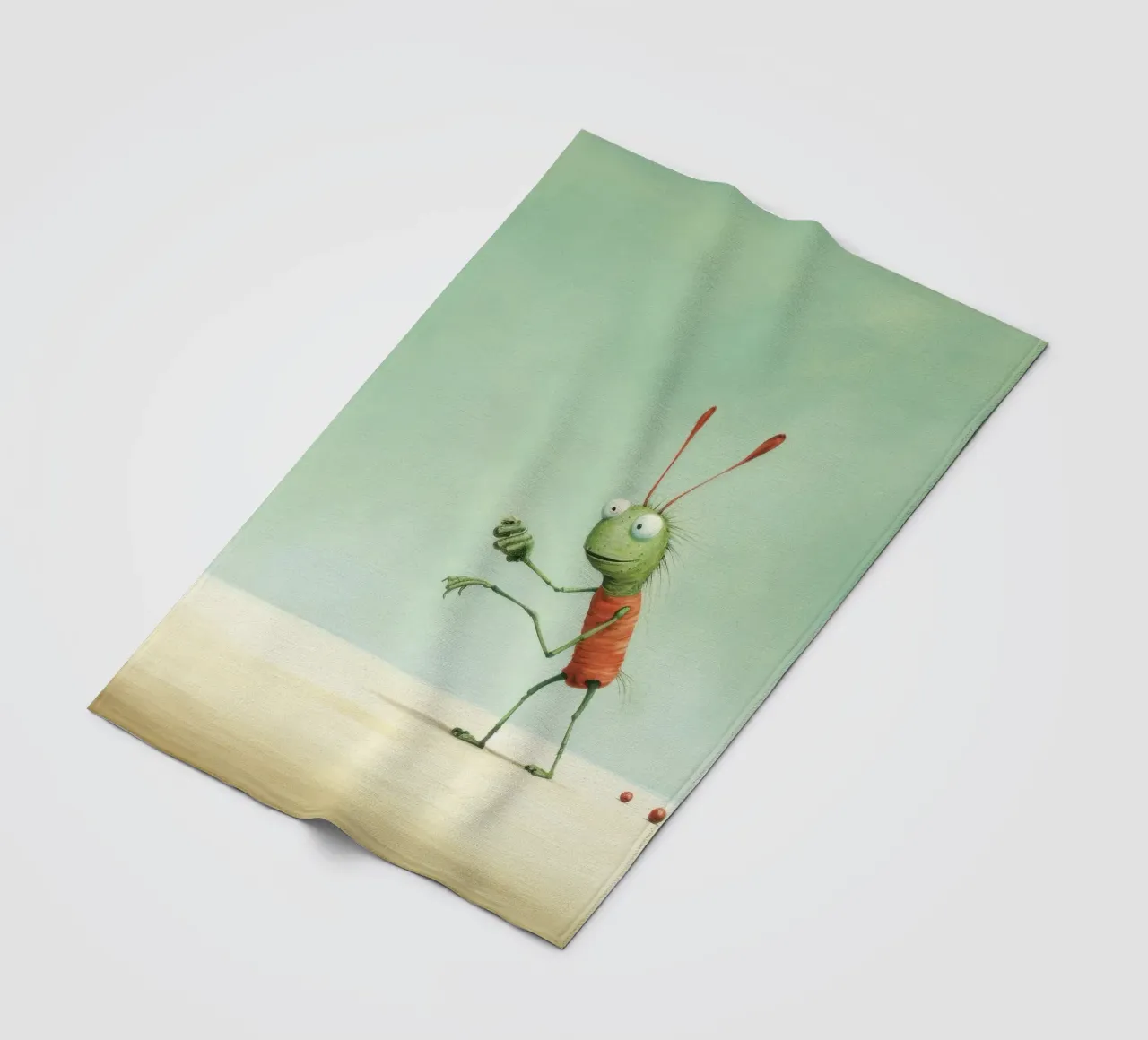 Grillo minimale 3 coperta in pile da Minimal Animal Art