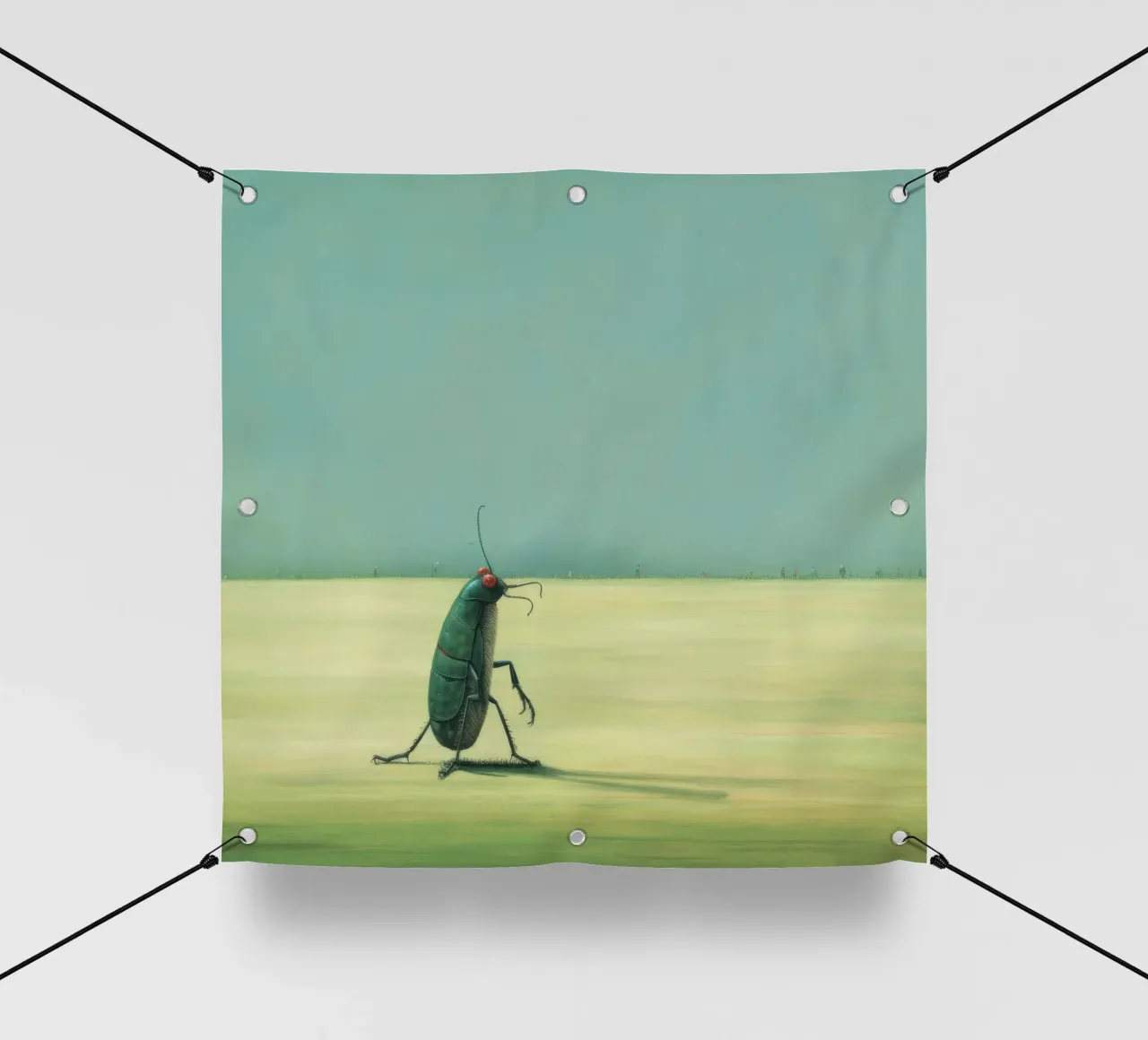 Grillo minimale 4 telo in pvc da Minimal Animal Art