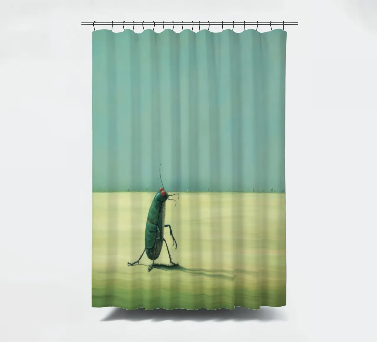 Grillo minimale 4 tenda da doccia da Minimal Animal Art