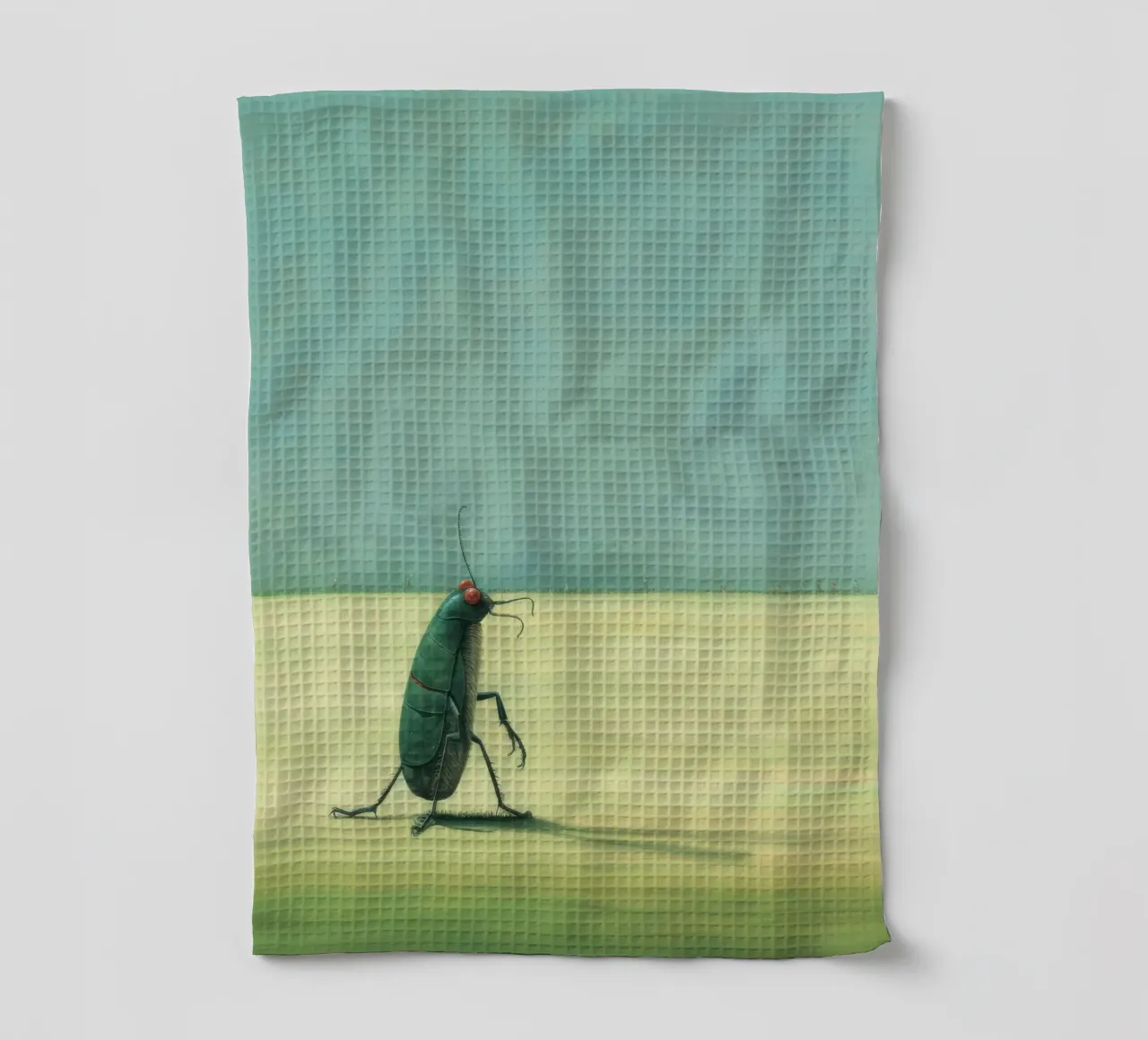 Grillo minimale 4 canovaccio da cucina da Minimal Animal Art