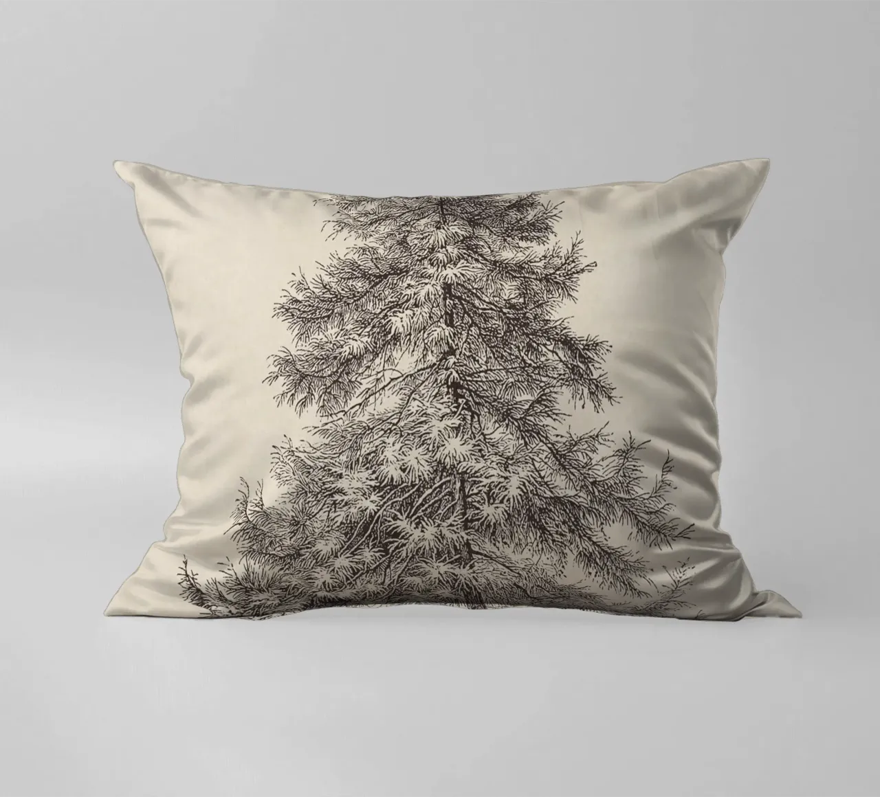 Tree Sketch - Larch cuscino da apoloprints