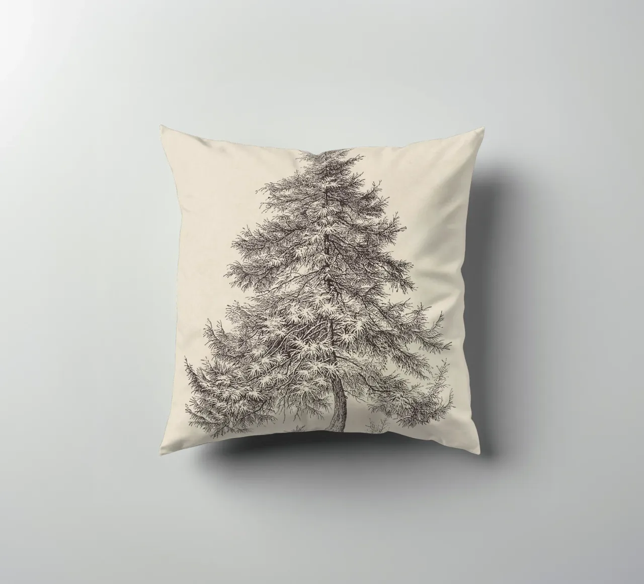 Tree Sketch - Larch cuscino da apoloprints