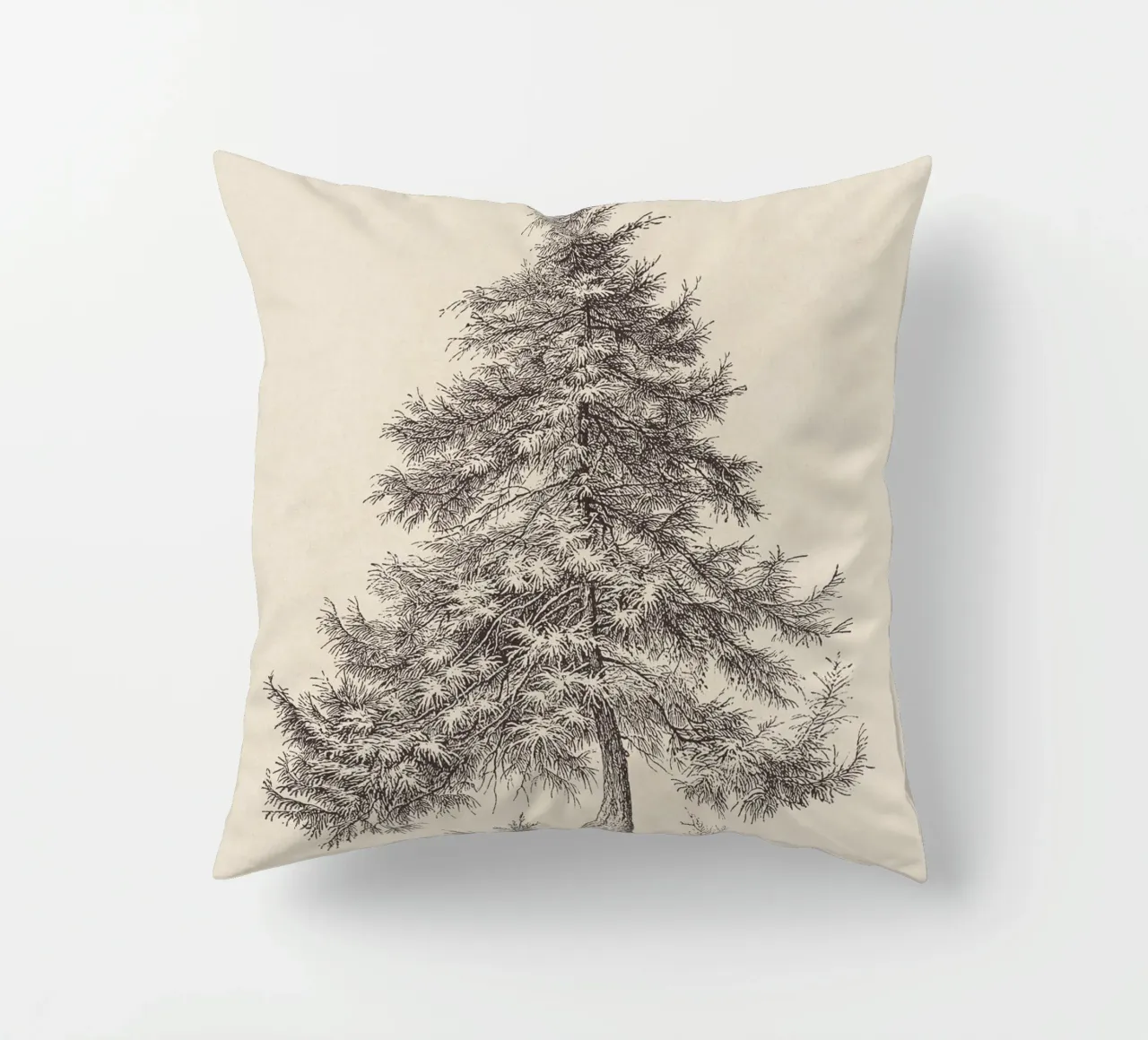 Tree Sketch - Larch cuscino da apoloprints