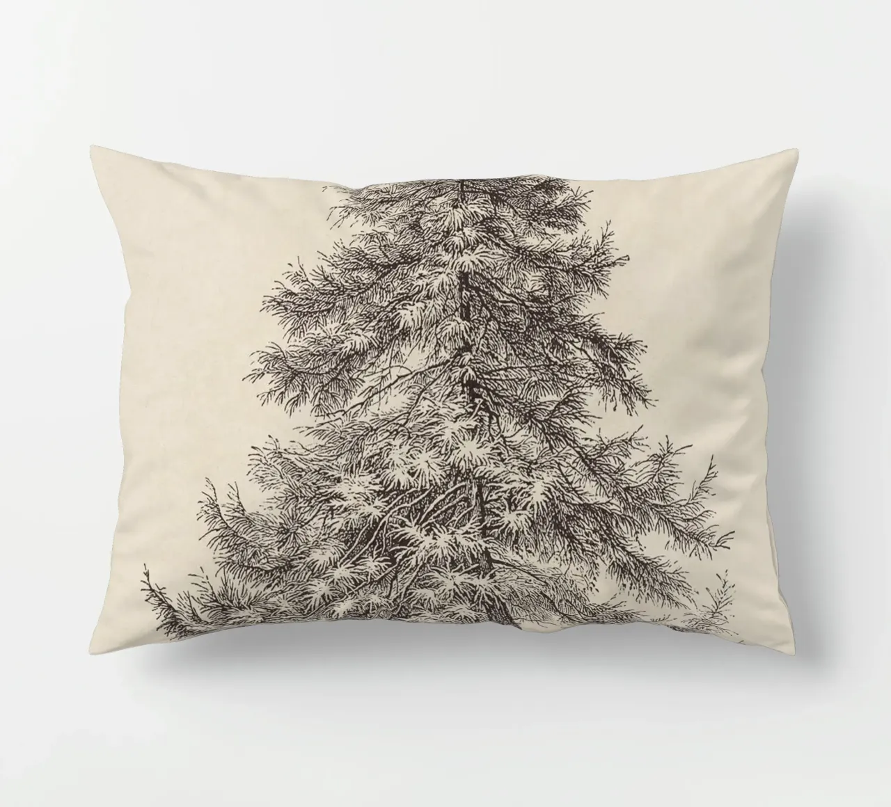 Tree Sketch - Larch cuscino da apoloprints