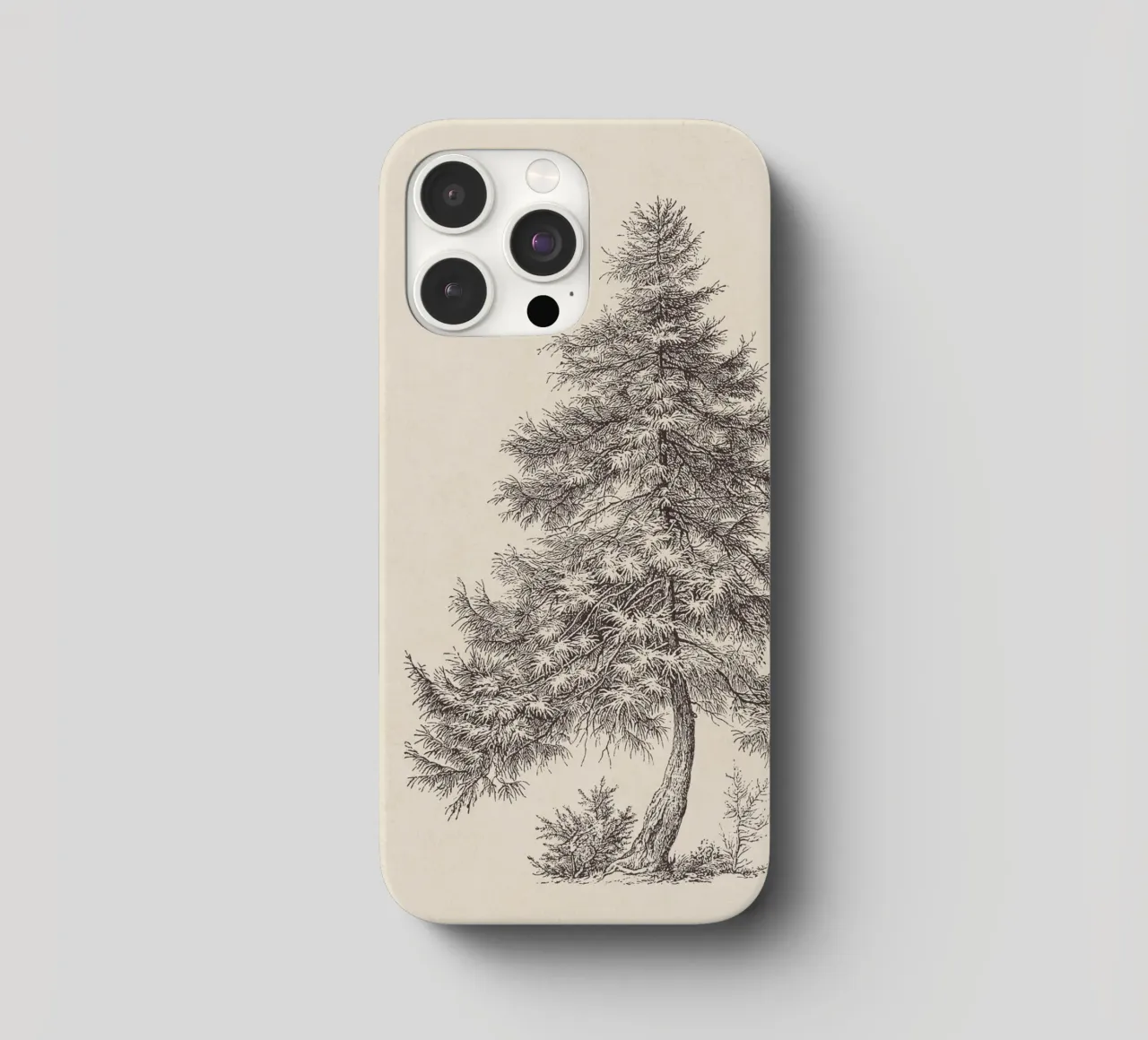 Tree Sketch - Larch cover iphone da apoloprints