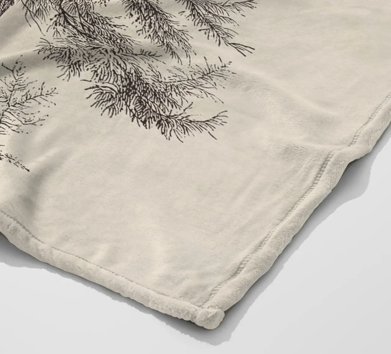 Tree Sketch - Larch coperta in pile da apoloprints