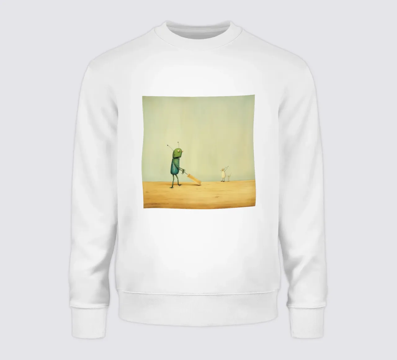 Grillo minimale 1 felpa da Minimal Animal Art