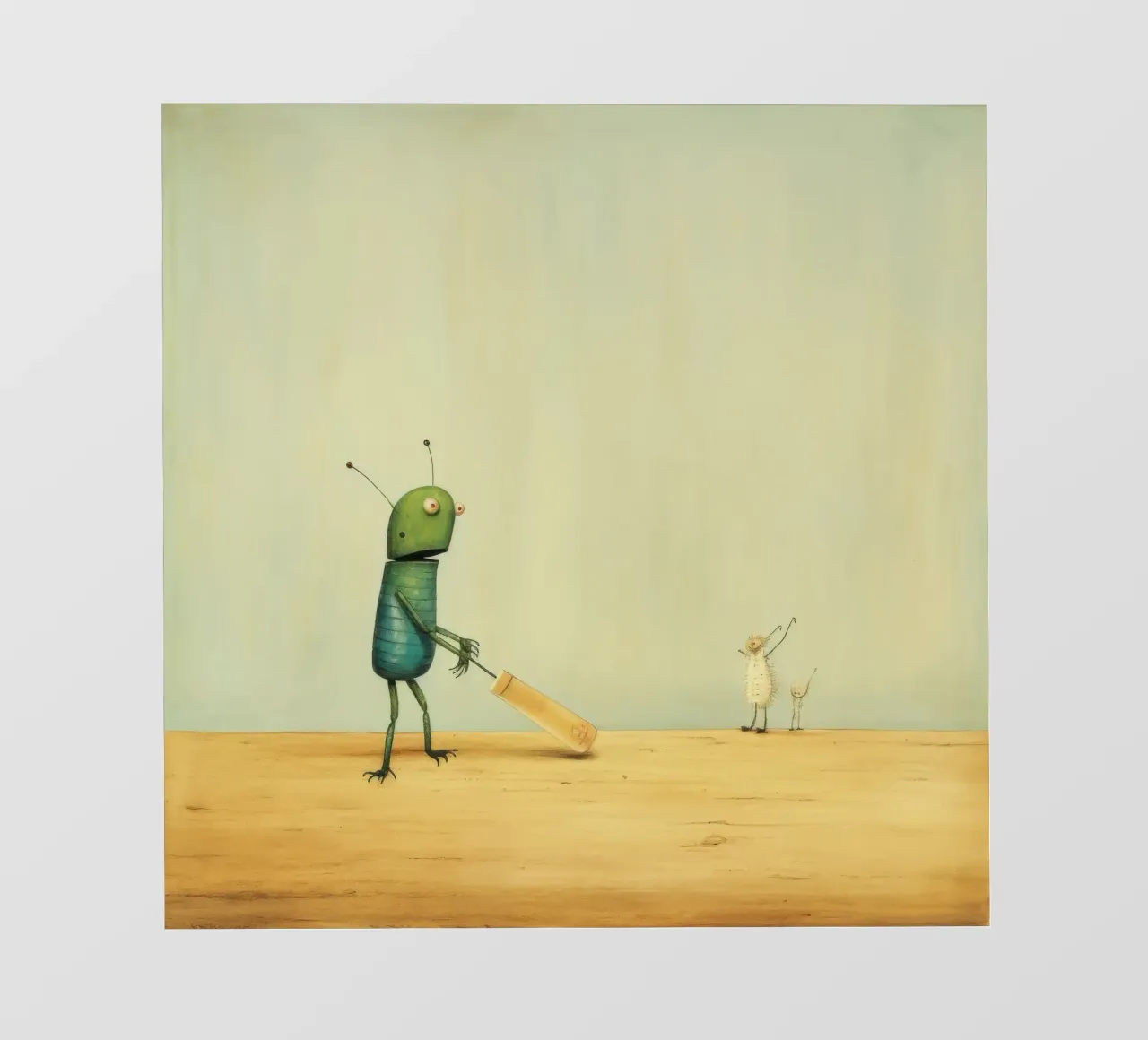 Grillo minimale 1 telo in pvc da Minimal Animal Art