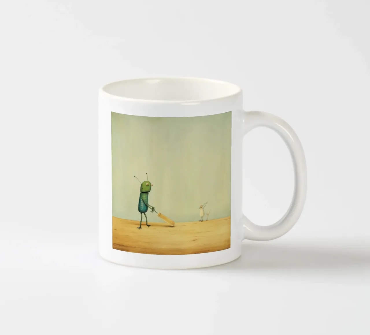Grillo minimale 1 tazza in ceramica da Minimal Animal Art