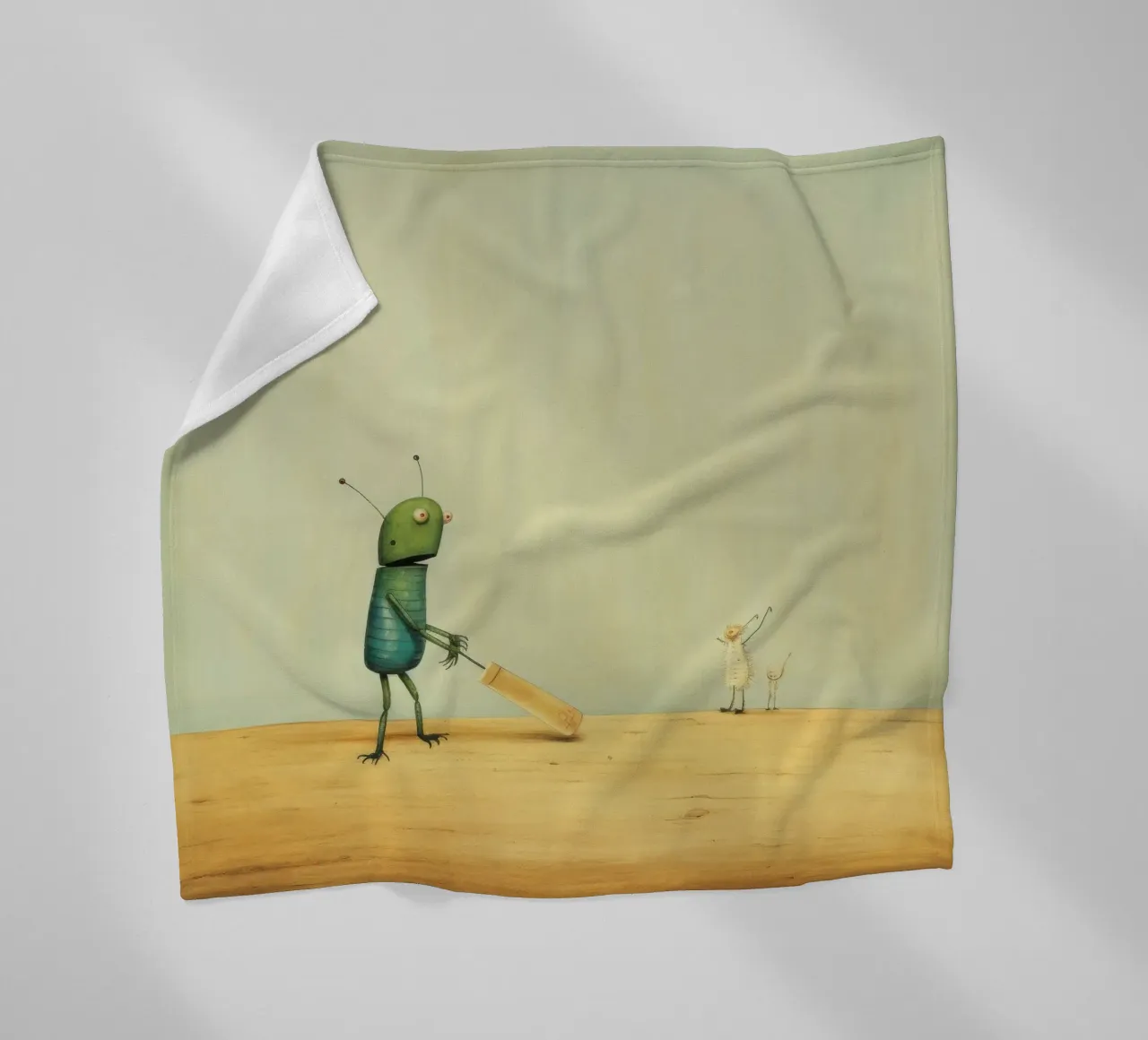 Grillo minimale 1 coperta in pile da Minimal Animal Art