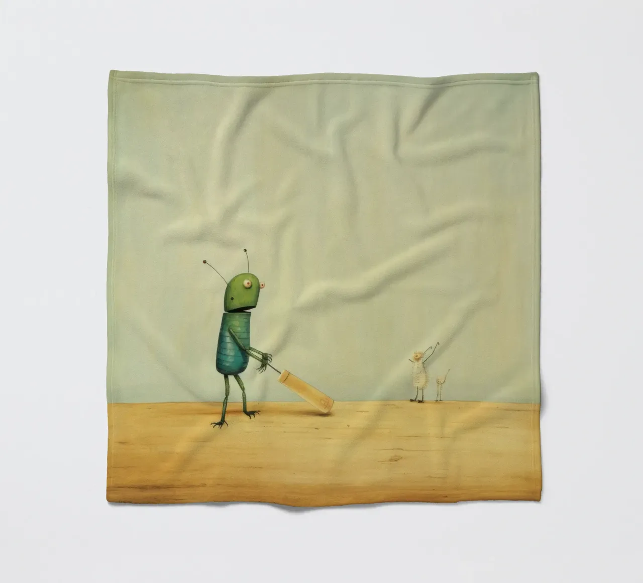 Grillo minimale 1 coperta in pile da Minimal Animal Art