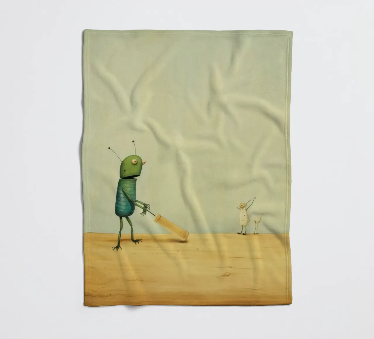 Grillo minimale 1 coperta in pile da Minimal Animal Art