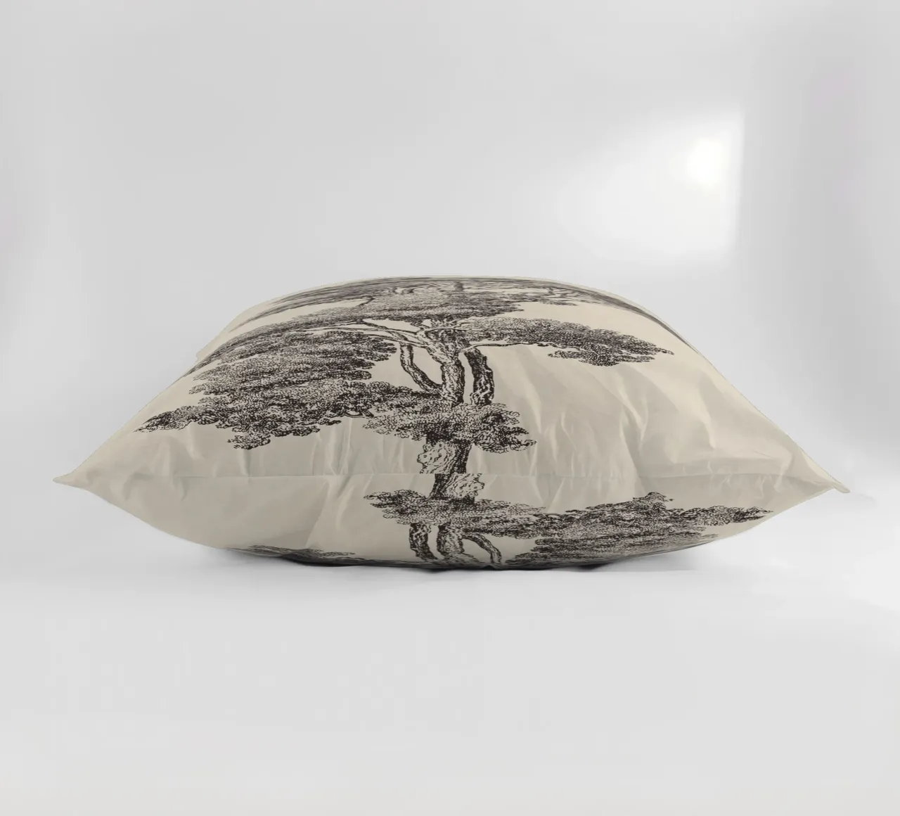 Tree Sketch - Loblolly Pine cuscino da apoloprints