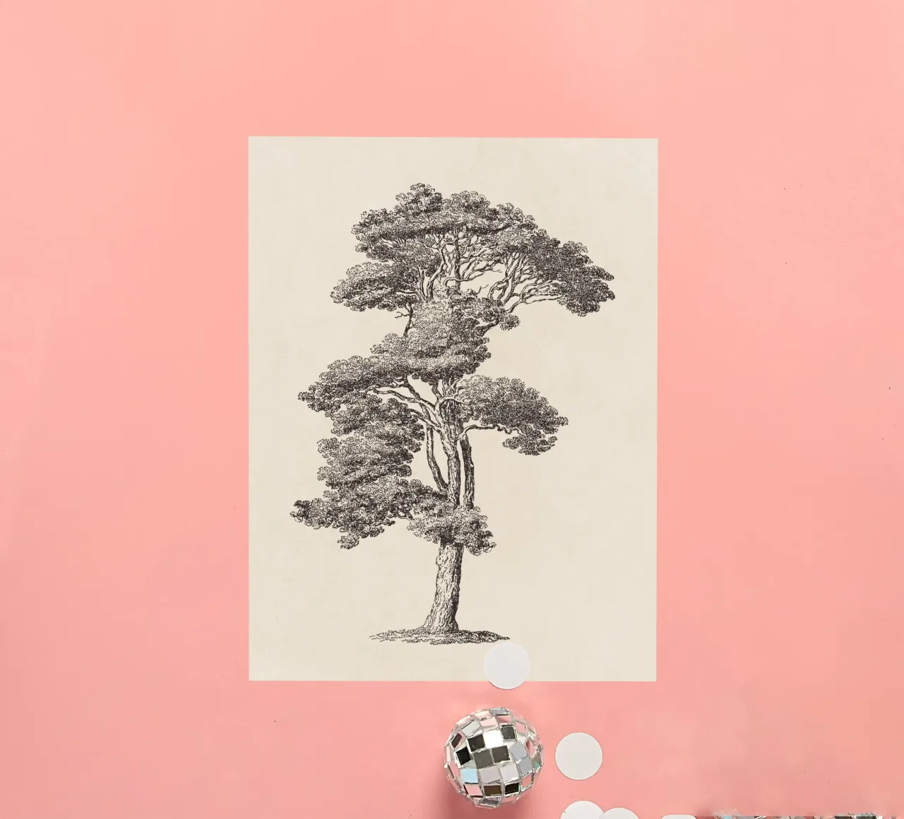 Tree Sketch - Loblolly Pine adesivo da apoloprints