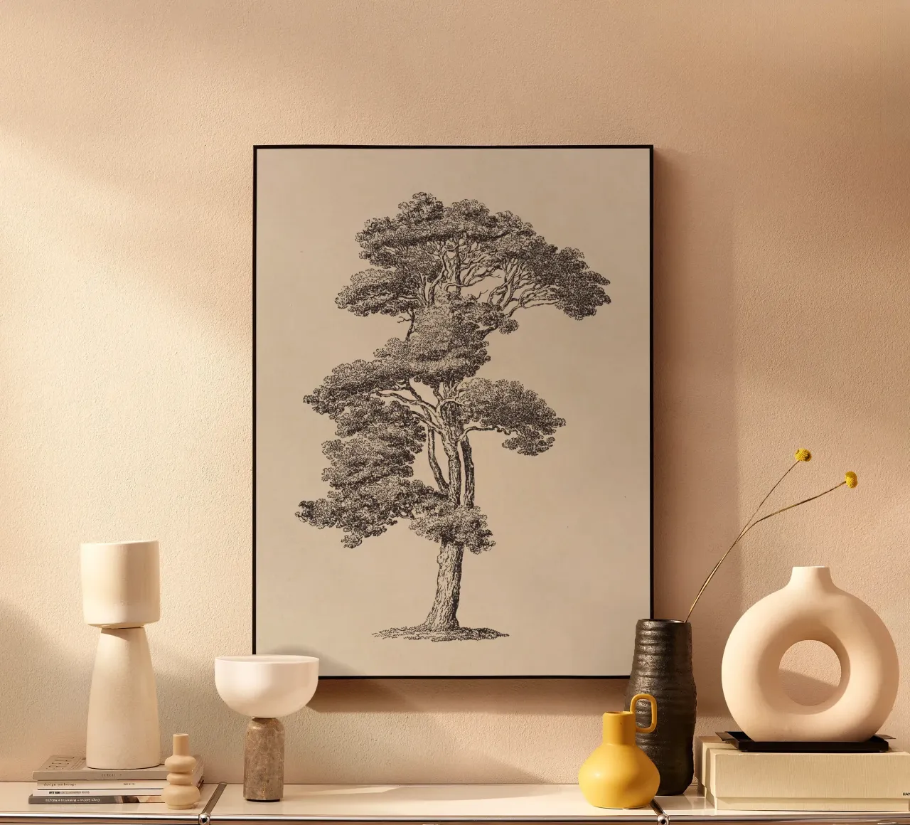 Tree Sketch - Loblolly Pine pannello forex da apoloprints