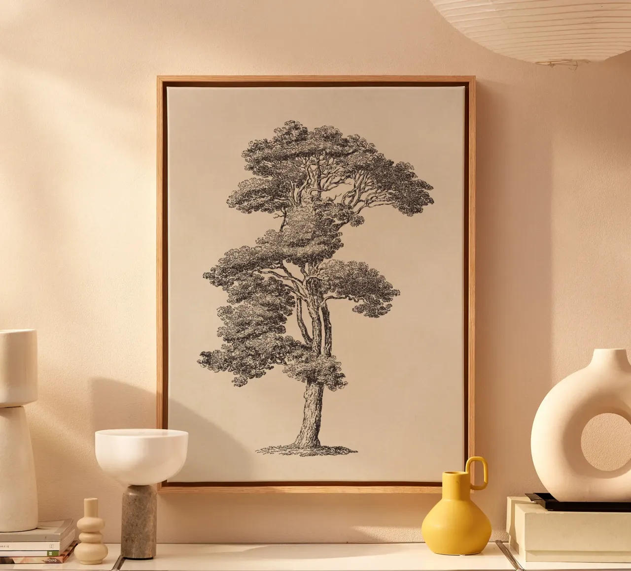 Tree Sketch - Loblolly Pine tela da apoloprints