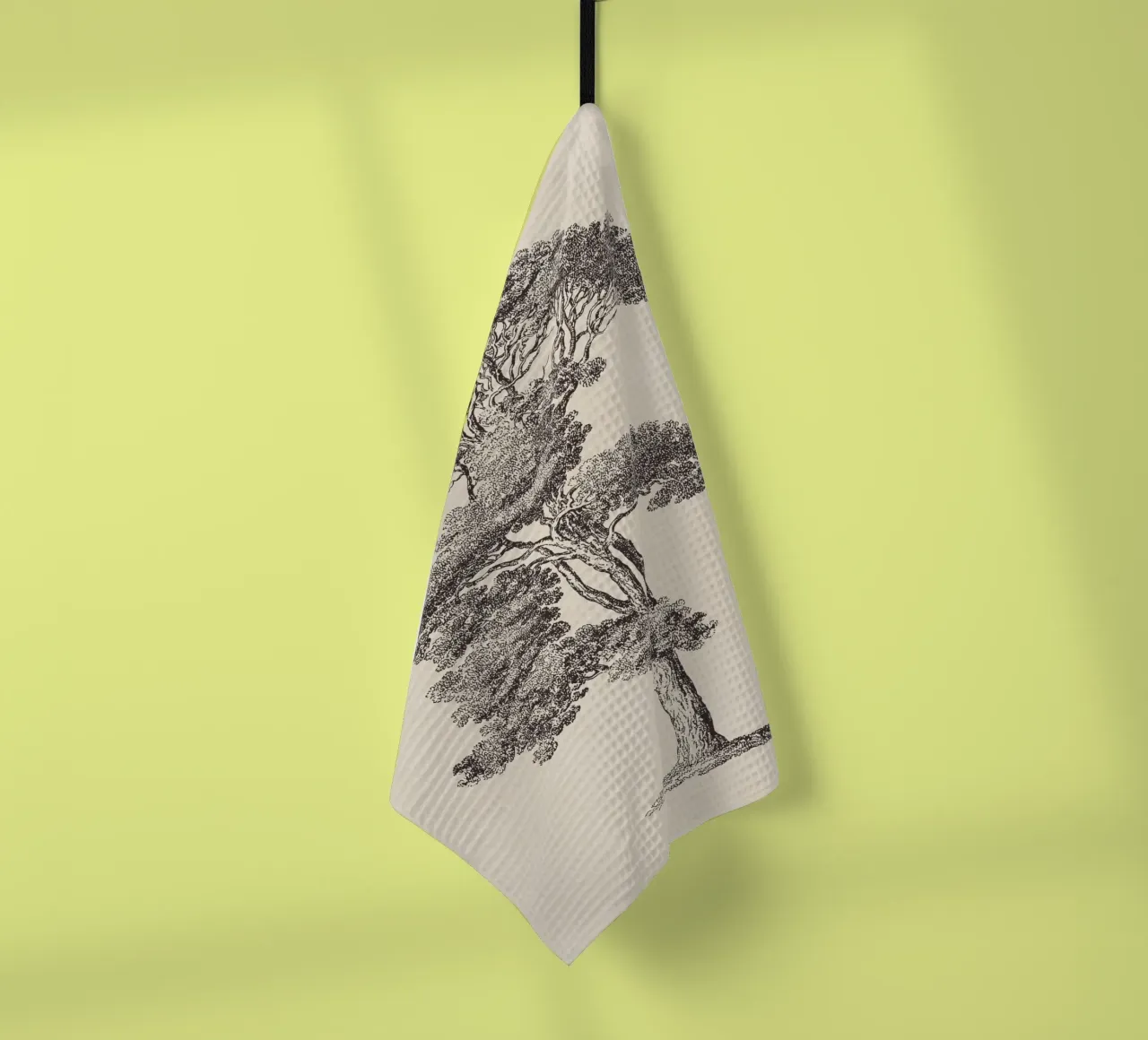 Tree Sketch - Loblolly Pine torchon de apoloprints