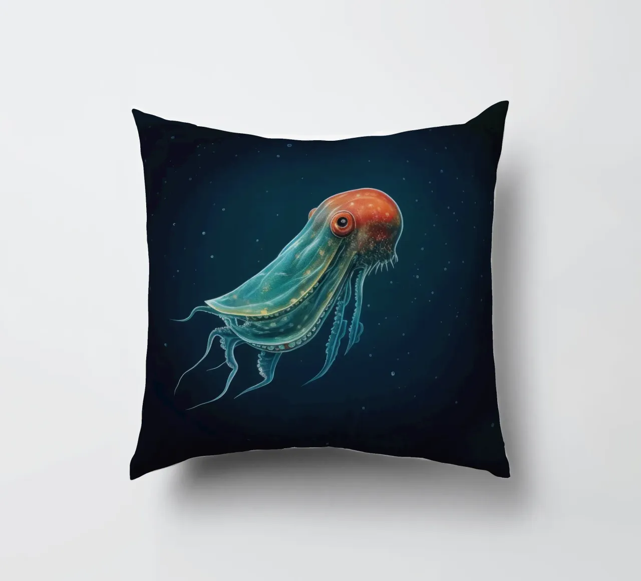 Seppia minima 3 cuscino da Minimal Animal Art