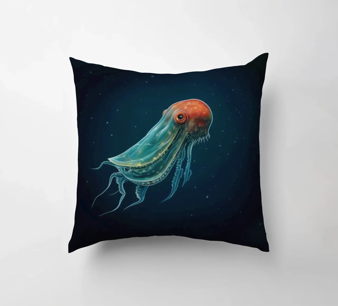 Seppia minima 3 cuscino da Minimal Animal Art