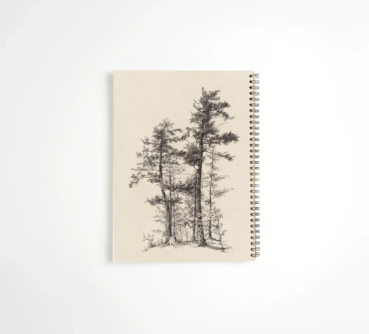 Tree Sketch - Longleaf Pine diario ad anelli da apoloprints