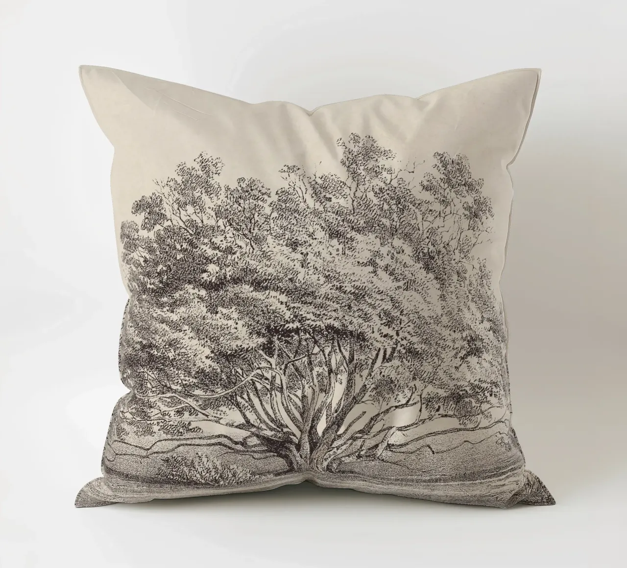 Tree Sketch - Manzanita cuscino da apoloprints