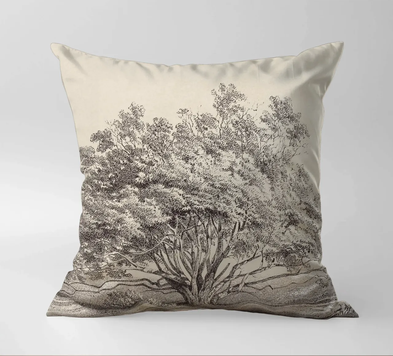 Tree Sketch - Manzanita cuscino da apoloprints