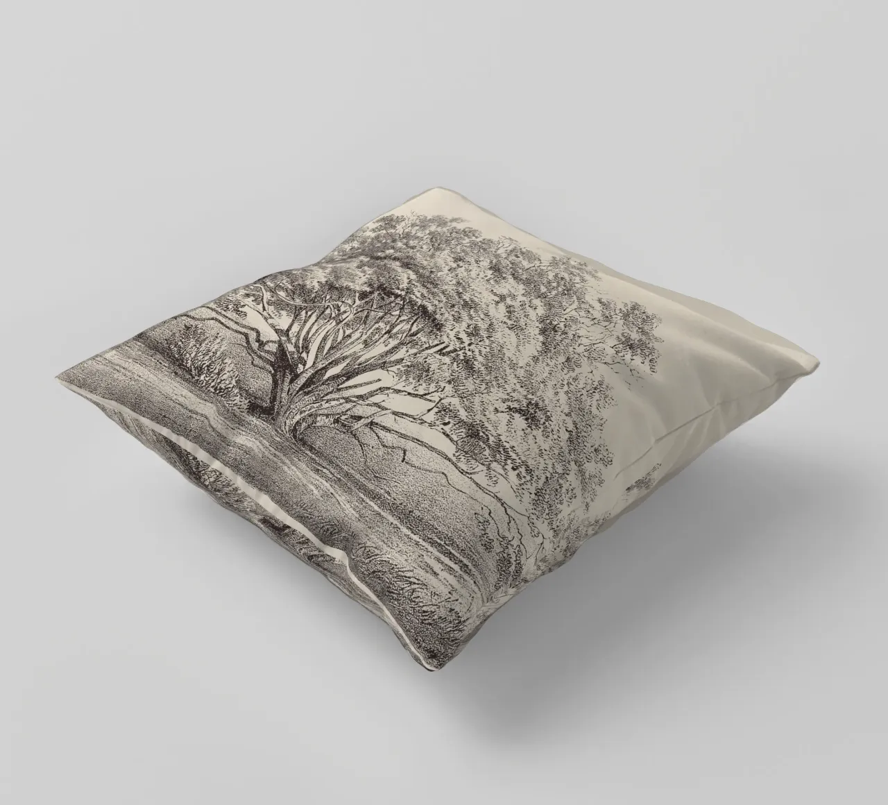 Tree Sketch - Manzanita cuscino da apoloprints