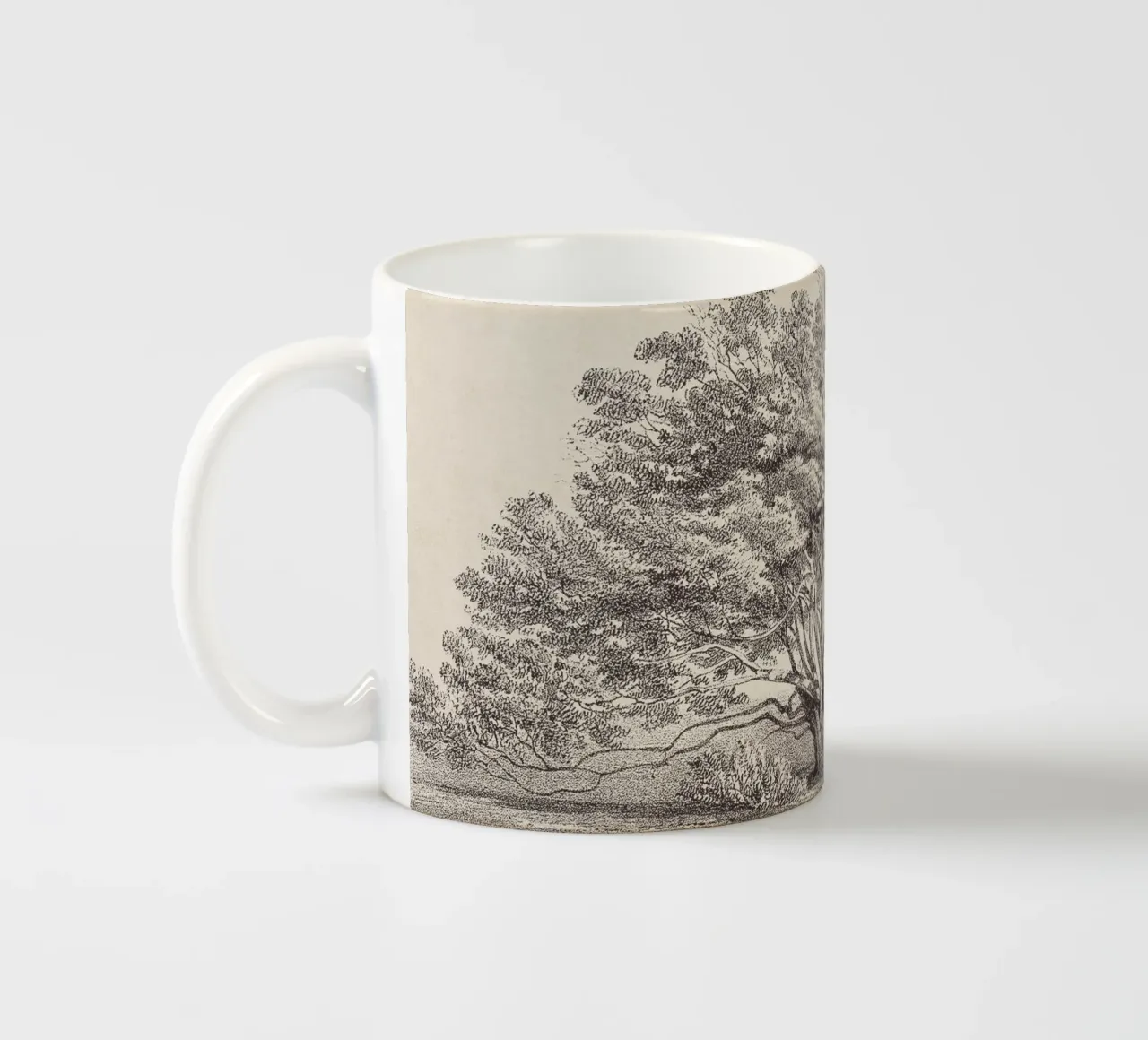 Tree Sketch - Manzanita tazza in ceramica da apoloprints