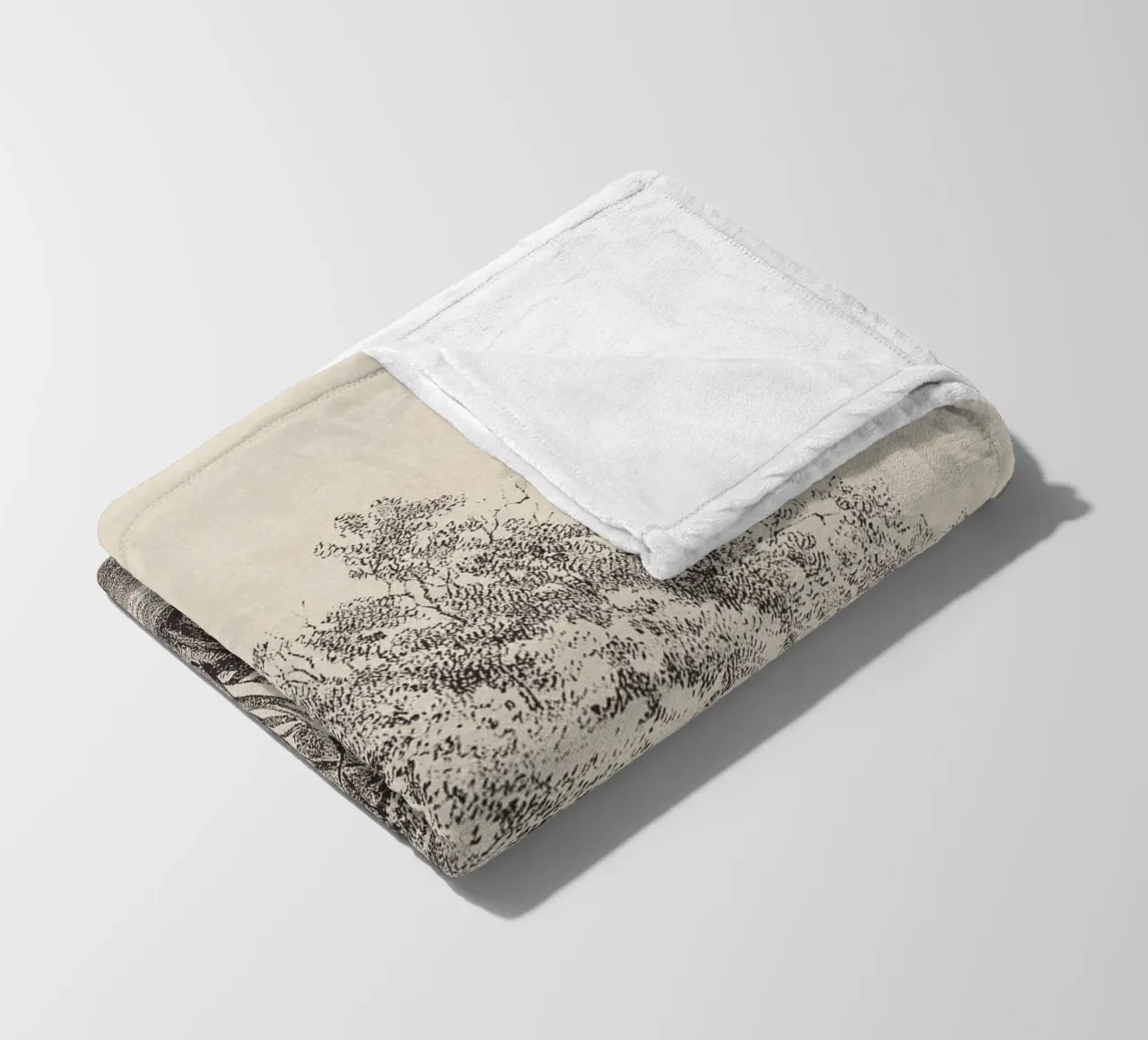 Tree Sketch - Manzanita coperta in pile da apoloprints
