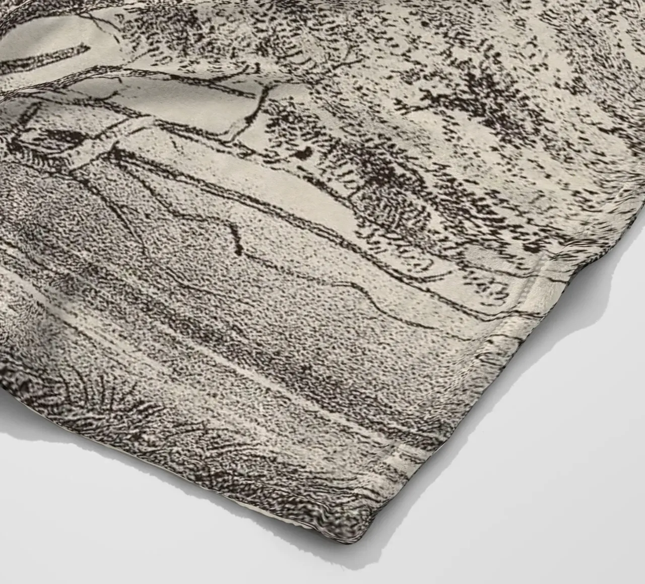 Tree Sketch - Manzanita coperta in pile da apoloprints