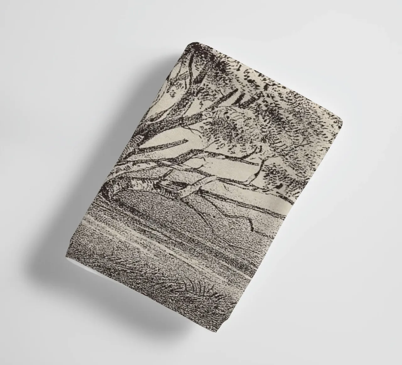 Tree Sketch - Manzanita asciugamano da bagno da apoloprints