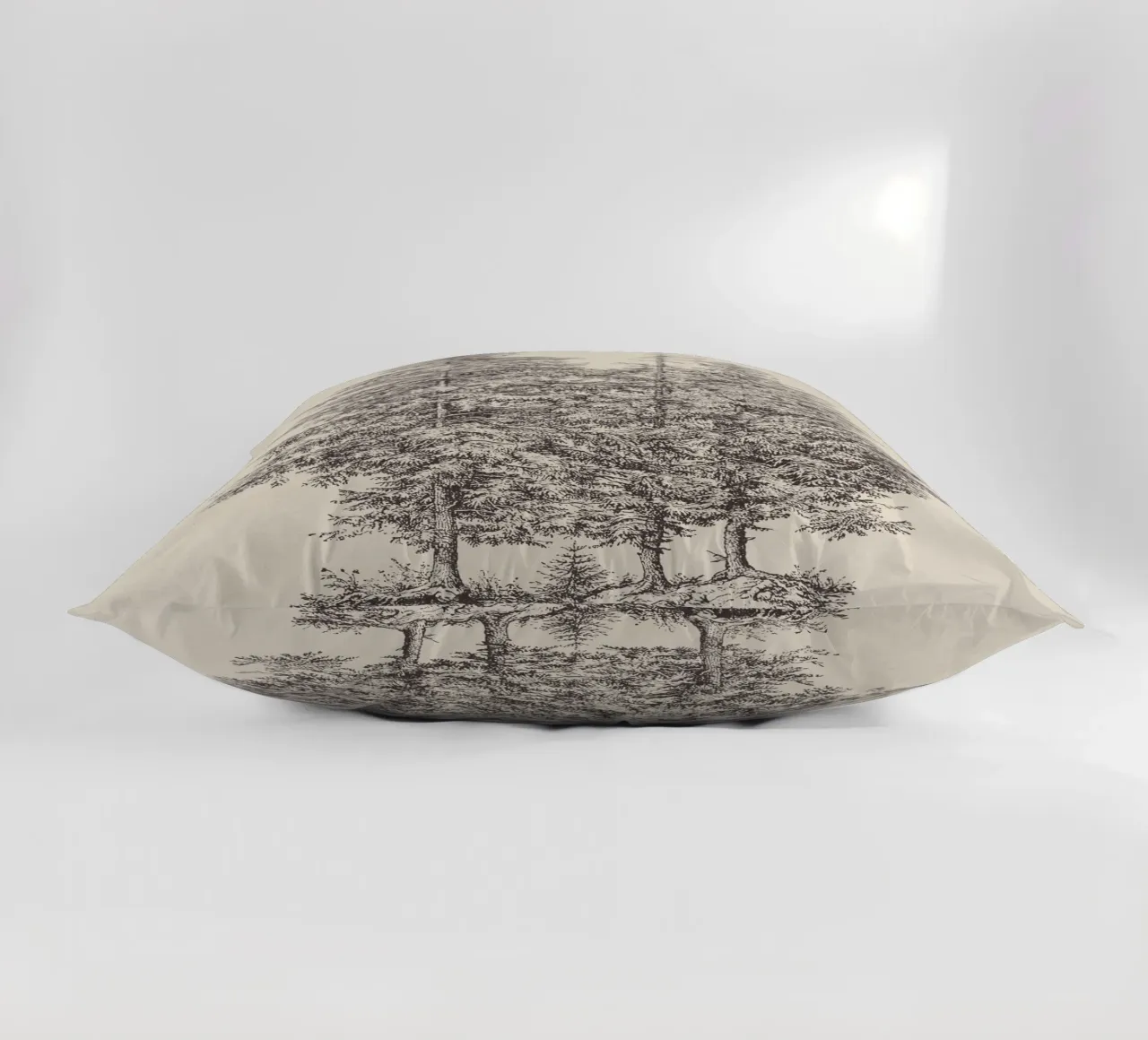 Tree Sketch - Norway Spruce cuscino da apoloprints