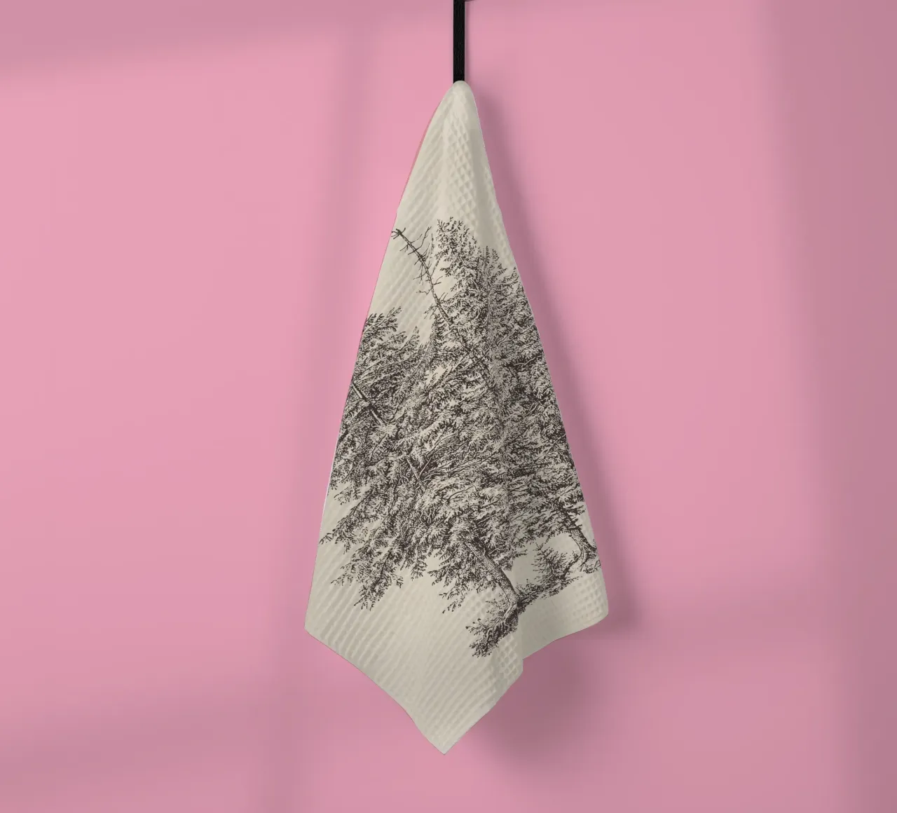 Tree Sketch - Norway Spruce canovaccio da cucina da apoloprints