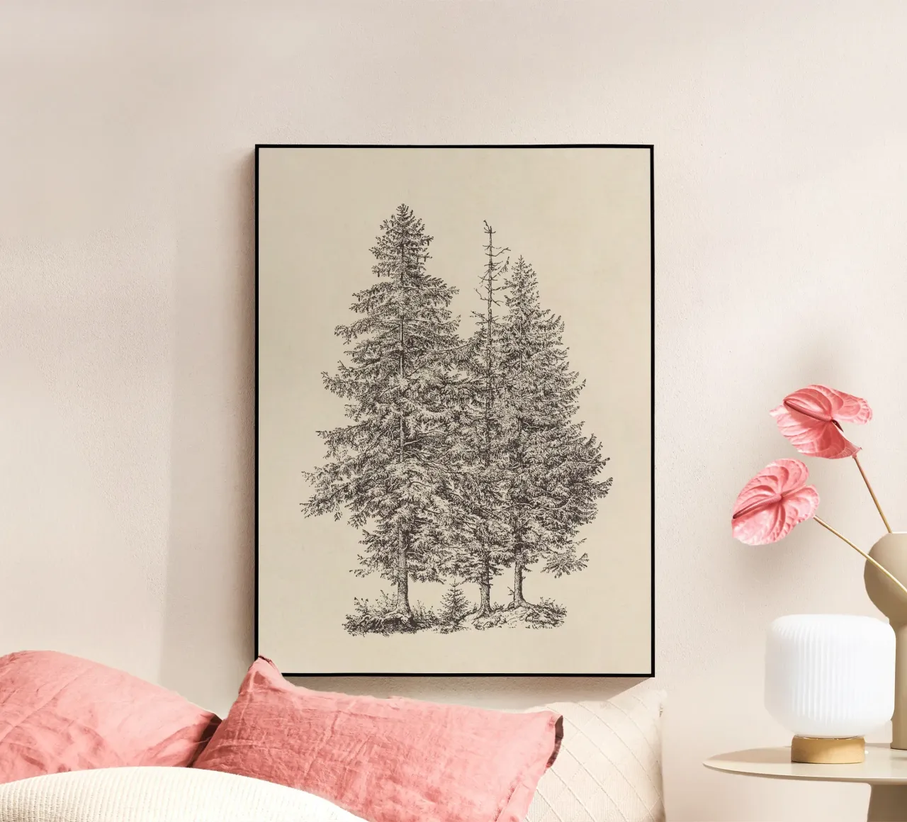Tree Sketch - Norway Spruce plexiglass da apoloprints