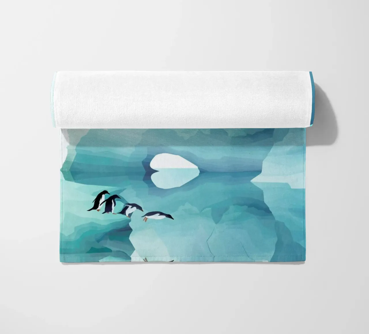 Penguins by Day telo mare da Goed Blauw