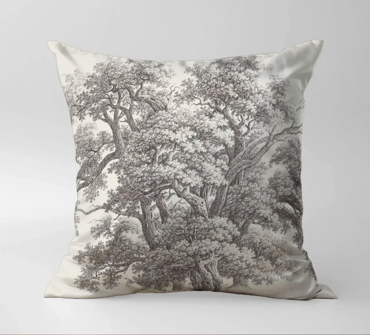 Tree Sketch - Oak Group cuscino da apoloprints