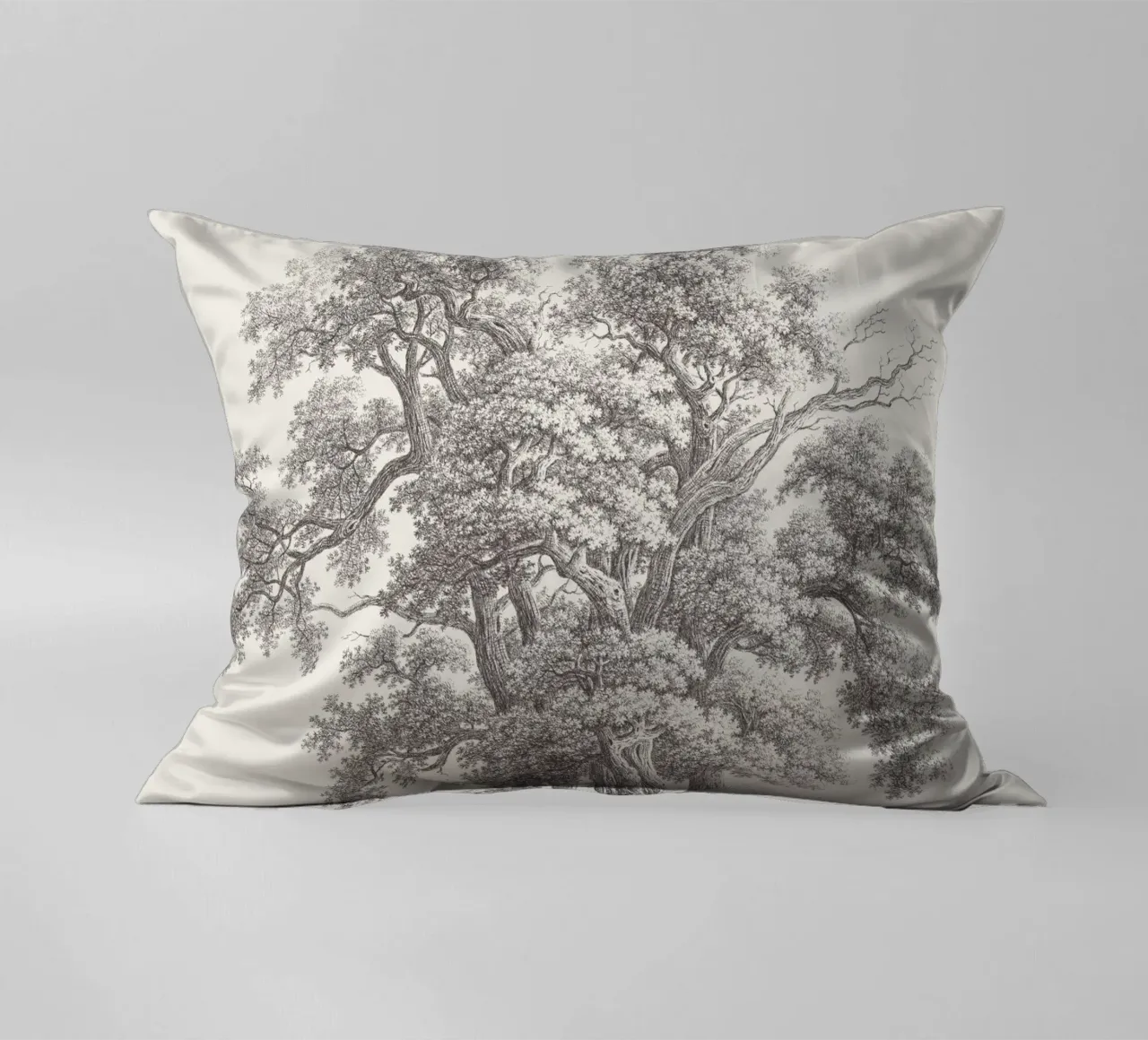 Tree Sketch - Oak Group cuscino da apoloprints