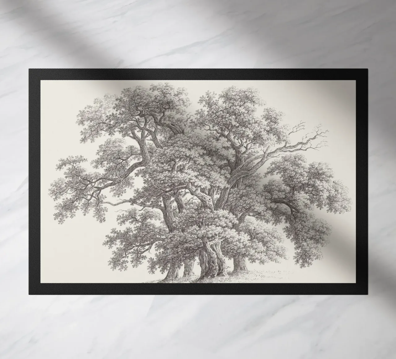 Tree Sketch - Oak Group zerbino da apoloprints