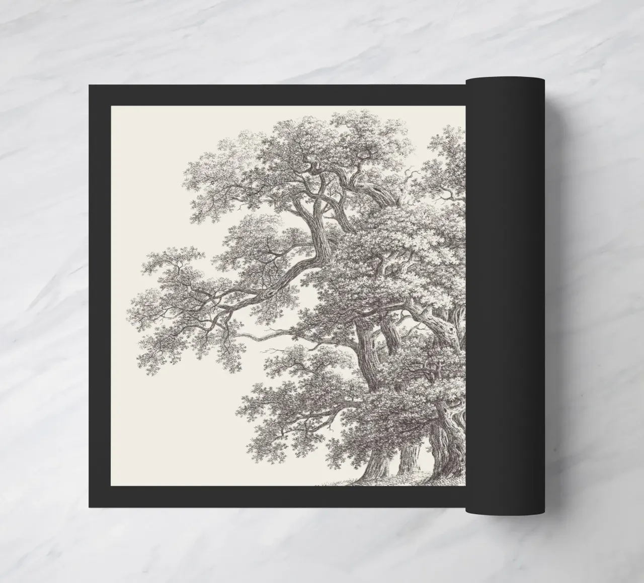 Tree Sketch - Oak Group zerbino da apoloprints