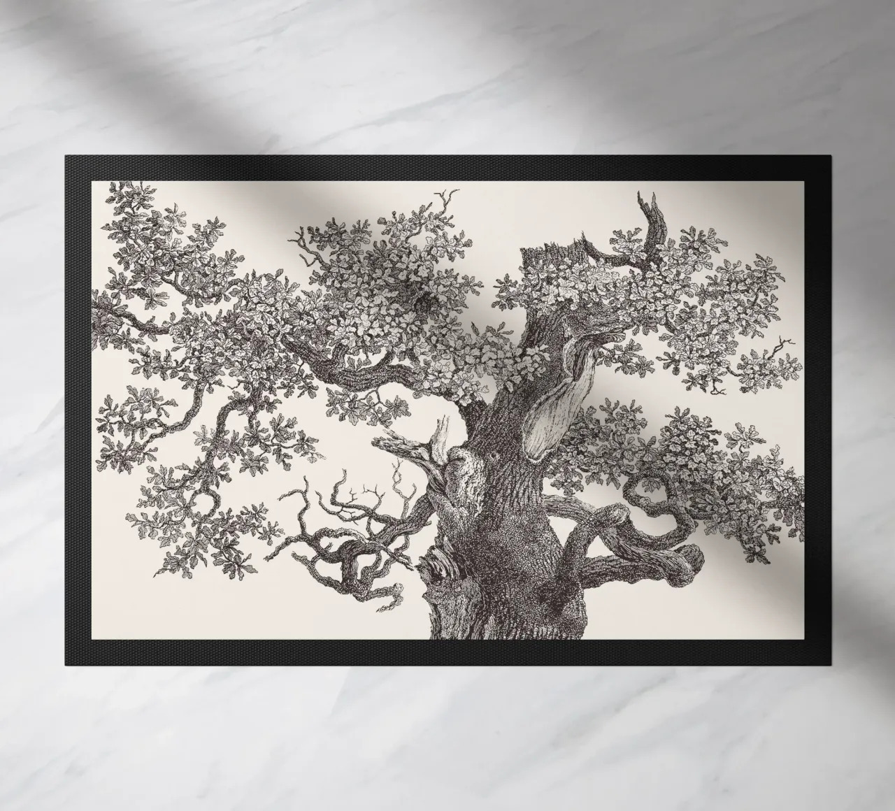 Oak Tree Top Fußmatte von apoloprints