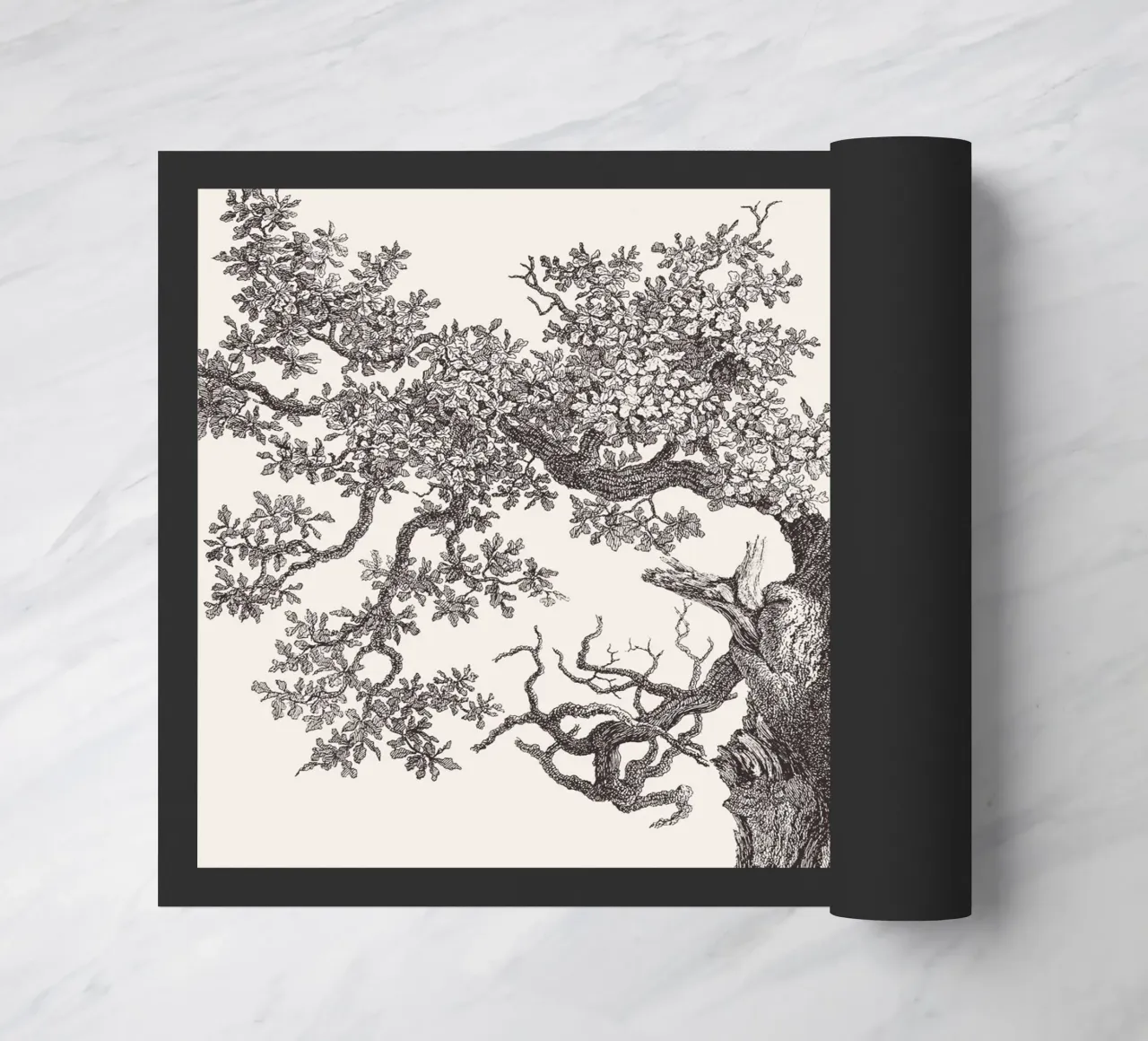 Oak Tree Top Fußmatte von apoloprints